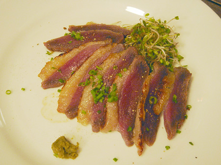 Grilled Duck Marinated in Miso