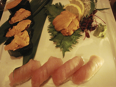 Sushi a la carte